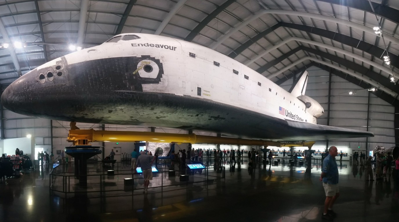 Space Shuttle Endeavour at the California Science Center.