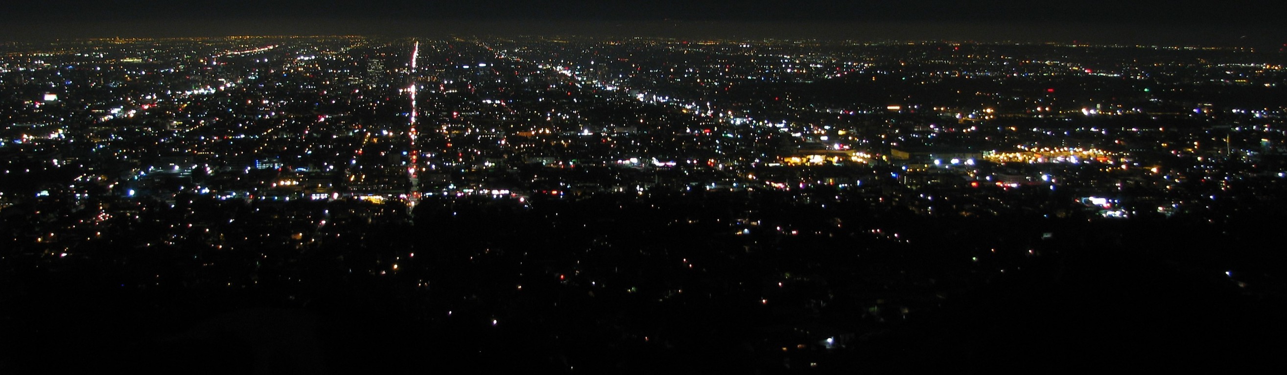 Panoramic view over Los Angeles.