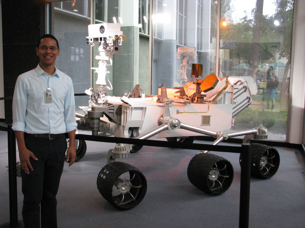 Matthew was one of the people kind enough to show me around JPL. Thank you!!