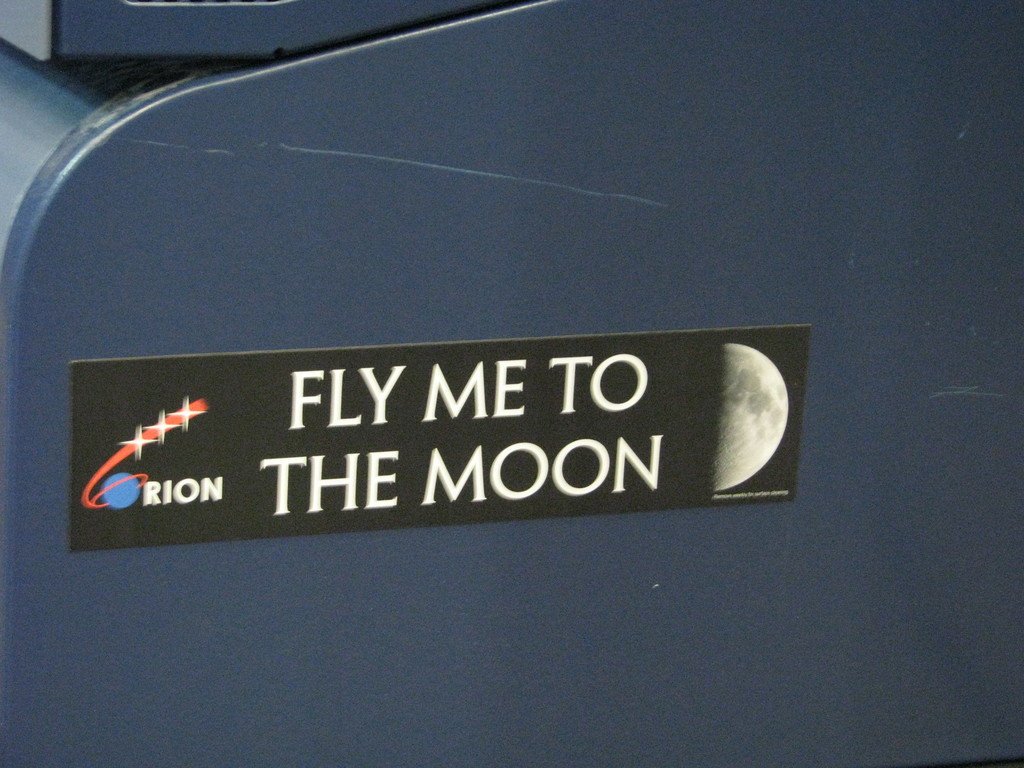 It actually seems kind of doubtful whether an Orion spacecraft will ever get to the Moon, but we'll see!