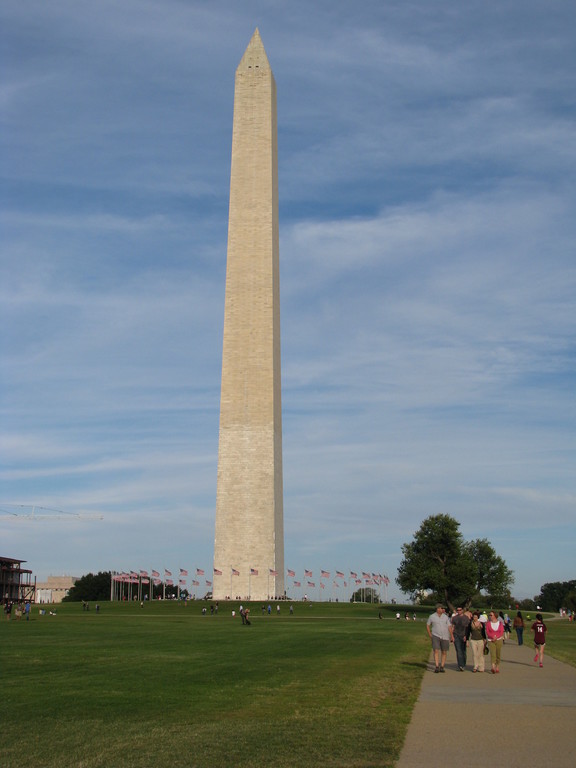 The Washington Monument.