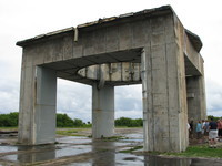 Launch Complex 34, the site of the Apollo 1 fire that claimed astronauts Grissom, White, and Chaffee.