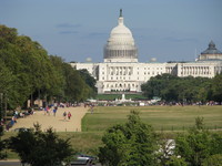 The US capitol west side.