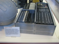 Apollo Block I era guidance computer with rope memory.