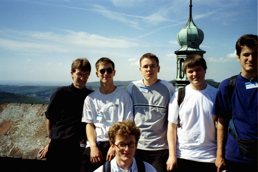 the german team with team leader Dr. Wolfgang Pohl (bottom) and deputy team leader Marco Thomas (left)