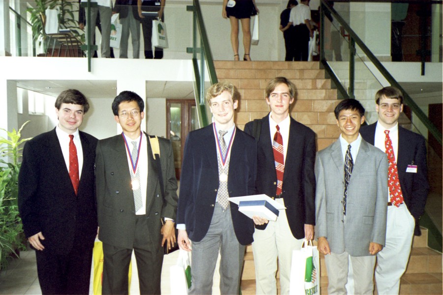 the US team with medals