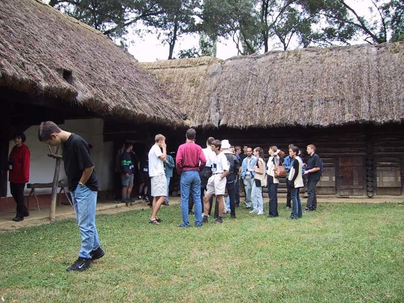 old houses in the open air museum