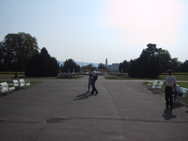 the square in front of the castle