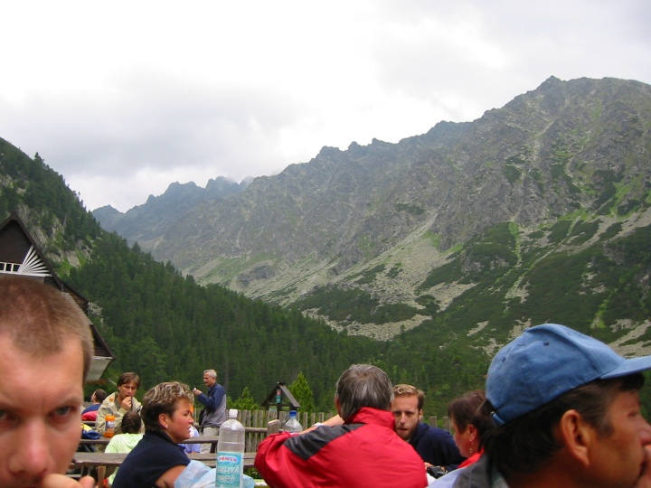 beautiful landscape at high tatras