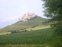 Spis castle - at this time i didn't know yet that we would visit it two days later.