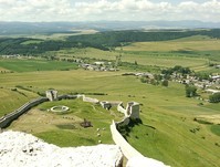 the wooden thing in the middle is a small theatre