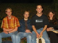 Some Germans, with Tobias sitting on the chair of the scientific committee.