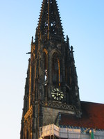 The Lamberti Church, in the evening.