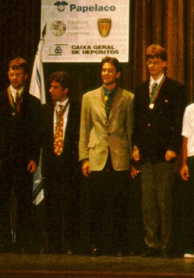 Simon and Jens during the award ceremony