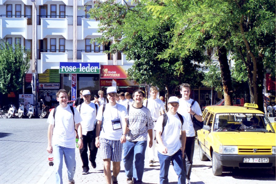 The german and swiss teams are on their way.