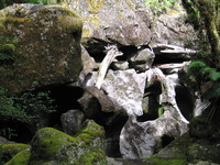 Some rocks on the Chasm Walk, 10km from Milford