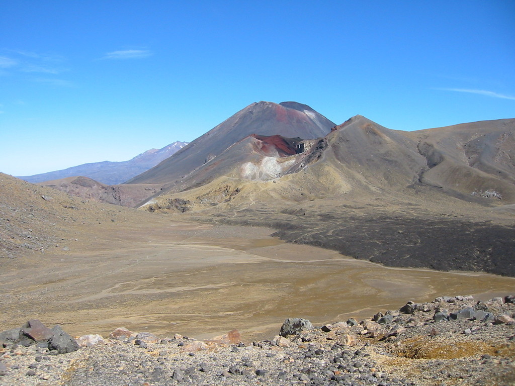 Red Crater even further away, taken from the shore of the Blue Lake