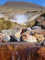 hot springs on our way down