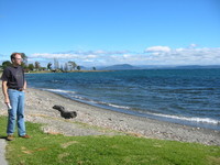 Karsten at Lake Taupo