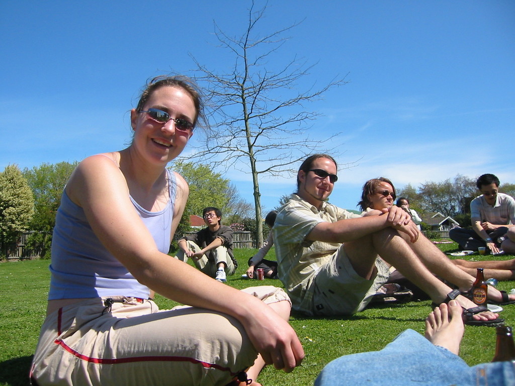 Alina, Martin and others (in the lower right: my left foot ;-) )