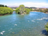 extremely beautiful river scene near Wanaka